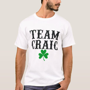 T-shirt Équipe irlandaise de la Saint Patrick Craic, ZFJ
