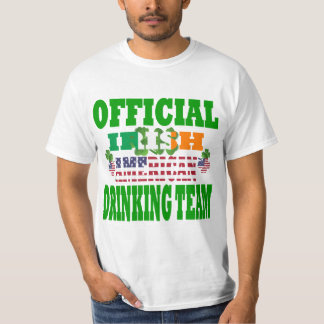 T-shirt Équipe irlandaise officielle de boisson