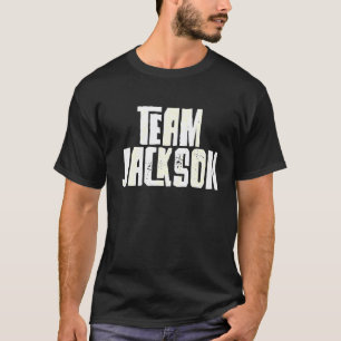 T-shirt Équipe Jackson Son Grand-Fils Mari Papa Maman Spor