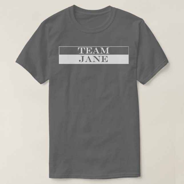 T-shirt équipe jane (Design devant)