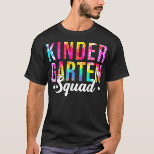 T-shirt Équipe Jardin d'enfants Équipe Tie Dye Jardin d'en
