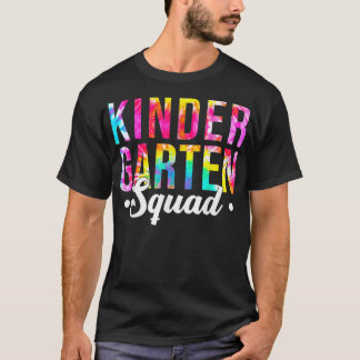 T-shirt Équipe Jardin d'enfants Équipe Tie Dye Jardin d'en
