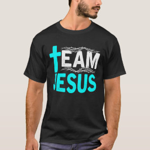 T-shirt Équipe Jésus christianisme, catholiques, religion 
