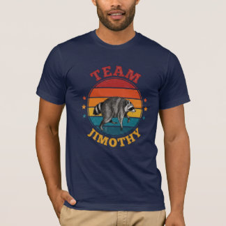 T-shirt Équipe Jimothy le Raton Légendaire Or Rouge Bleu