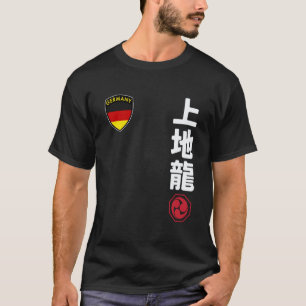 T-shirt Équipe Karaté Uechi Ryu Drapeau Allemand Arts Mart