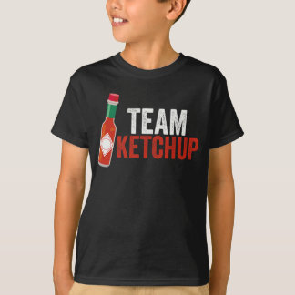 T-shirt Équipe Ketchup La Révolution De La Sauce Rouge