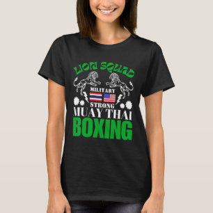 T-shirt Équipe Lion Thaïlande Kickboxing Muay Thai Mma Ent