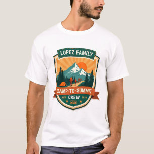 T-shirt Équipe Lopez Family Camp-To-Summit Crew Vintage Ra