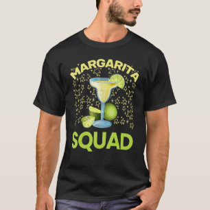 T-shirt Équipe Margarita Glass Lime Juice Margarita Squad 