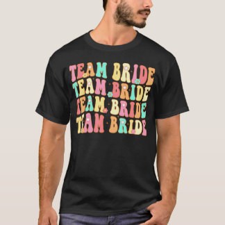 T-shirt Équipe Mariée Je Dis Oui Équipage Groovy Enterreme