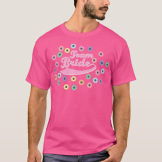 T-shirt Équipe Mariée Jga Enterrement de Vie de Jeune Fill
