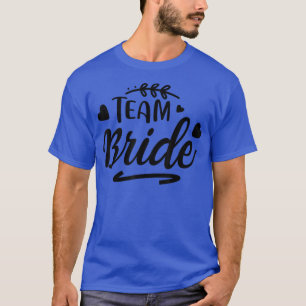 T-shirt Équipe Mariée Mignonne Associée Pour Enterrement D