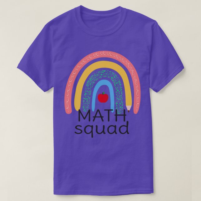 T-shirt Équipe mathématique II (Design devant)