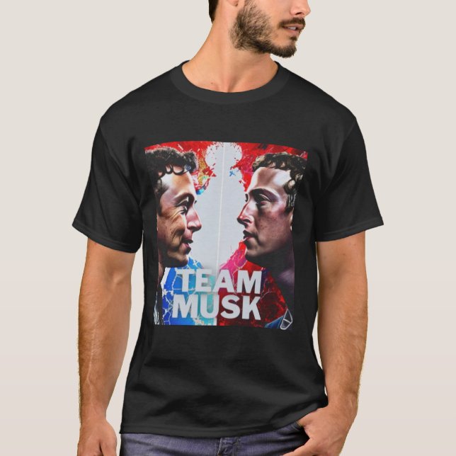 T-shirt Équipe Musk (Devant)