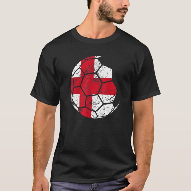 T-shirt Équipe nationale de football de l'Angleterre (Devant)