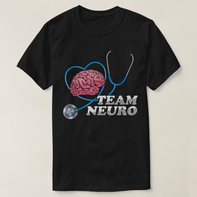 T-shirt Équipe Neuro Neurochirurgien Neurologie Neurochiru (Design devant)