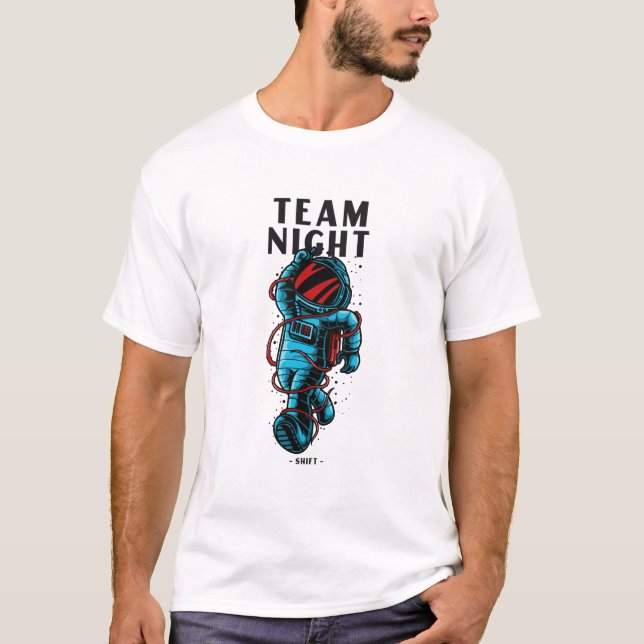 T-shirt Équipe Night Shift (Devant)
