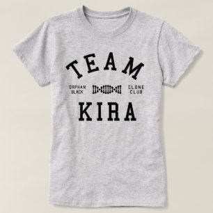 T-shirt Équipe noire orpheline Kira