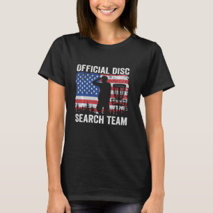 T-shirt Équipe officielle de recherche sur disque American