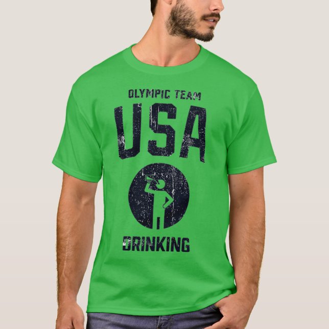 T-shirt Équipe olympique de boisson (Devant)