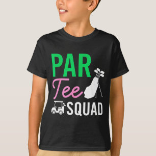 T-shirt Équipe Par Tee Drôle Anniversaire Golf Joueur Fam