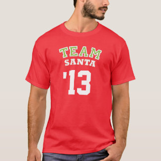 T-shirt Équipe Père Noël - chemise de coutume de l'aide de