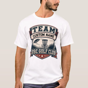 T-shirt Équipe personnalisée Club de DiscGolf Collegial Lo
