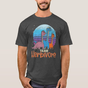 T-shirt Équipe plante de régime alimentaire Herbivore Dino