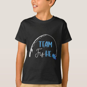 T-shirt Équipe Poisson He Chemise Pêche Genre Reveal Party