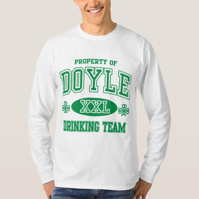 T-shirt Équipe potable irlandaise de Doyle (Devant)