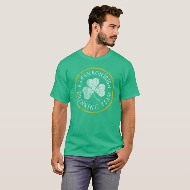 T-shirt Équipe potable irlandaise de Kavanagh (Devant entier)