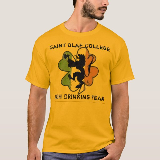 T-shirt Équipe potable irlandaise d'Olaf de saint (Devant)
