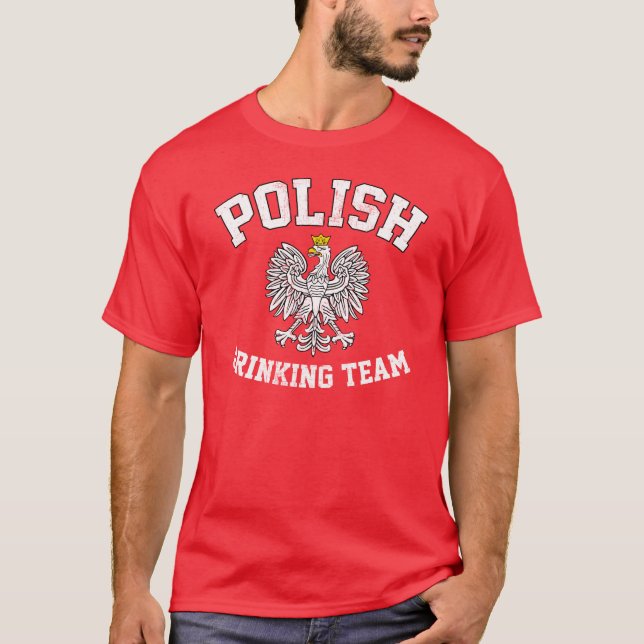 T-shirt Équipe potable polonaise (Devant)