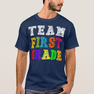 T-shirt Équipe Première Année Retour À L'École Cadeau Pour