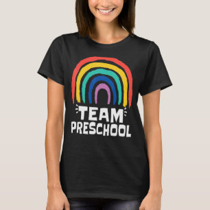 T-shirt Équipe préscolaire Arc-en-ciel Pré-K Stude de l'en