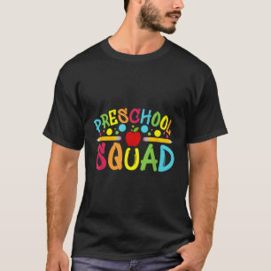 T-shirt Équipe Préscolaire Enseignants Préscolaire Retourn
