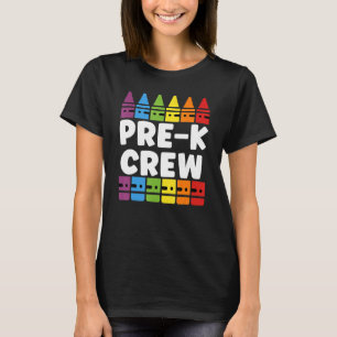 T-shirt Équipe Préscolaire Tribe Pré K Retour À L'École En