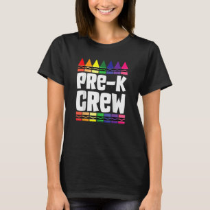 T-shirt Équipe Préscolaire Tribe Pré K Retour À L'École En