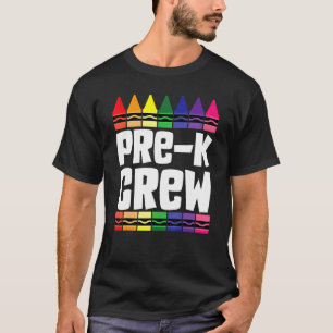 T-shirt Équipe Préscolaire Tribe Pré K Retour À L'École En