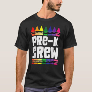 T-shirt Équipe Préscolaire Tribe Pré K Retour À L'École En