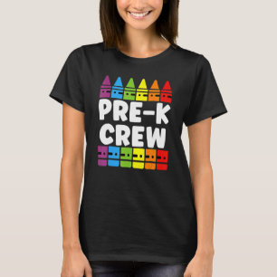 T-shirt Équipe Préscolaire Tribe Pré K Retour À L'École En