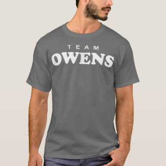 T-shirt Équipe Propriétaires Nom de famille personnalisé M