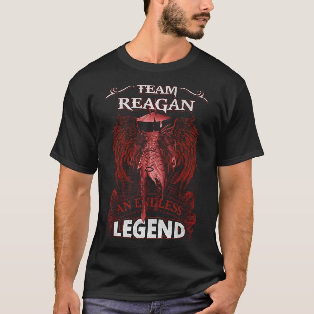 T-shirt Équipe REAGAN - Une LÉGENDE sans fin (Devant)