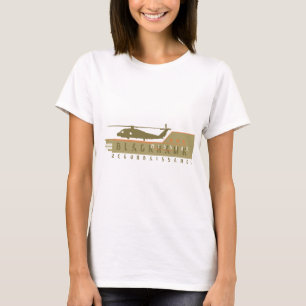 T-shirt Équipe reconditionnée d'hélicoptère de Blackhawk