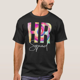 T-shirt Équipe RH Tie Dye Retour À L'École Satisfaction De