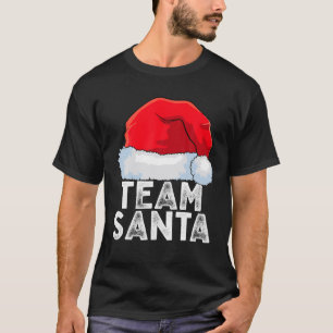 T-shirt Équipe Santa Famille Tradition Équipe de Noël