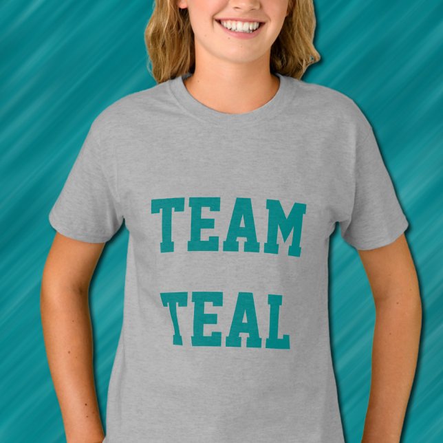 T-shirt Équipe sarcelle (Créateur téléchargé)