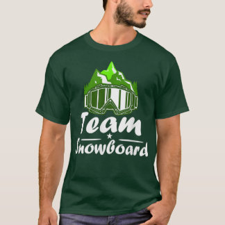 T-shirt Équipe Snowboard Snowboarding Crew Snow Boarders T