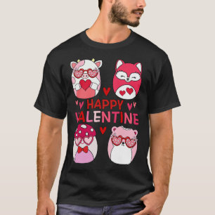 T-shirt Équipe Squish Cadeaux de Saint-Valentin pour enfan