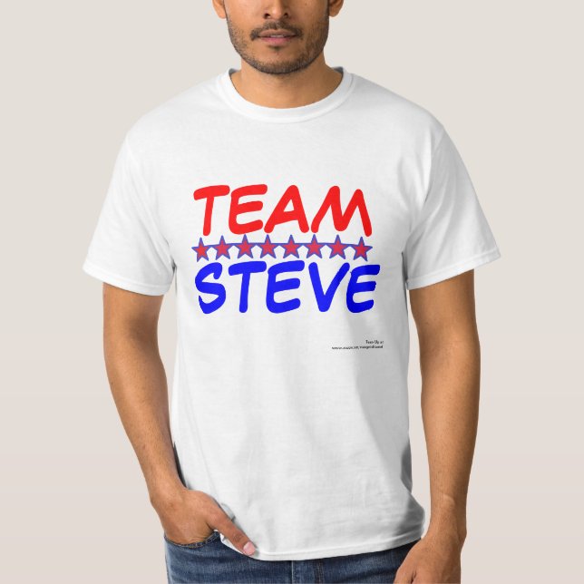 T-shirt Équipe Steve (Devant)